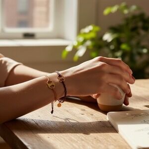 Tory Burch Set of 2 Embrace Ambition Braided Slider Bracelet